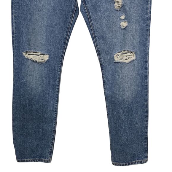 NWT Levi's Premium Capital E 501 Original Straight 28x30 Distressed Button Fly - Picture 10 of 13